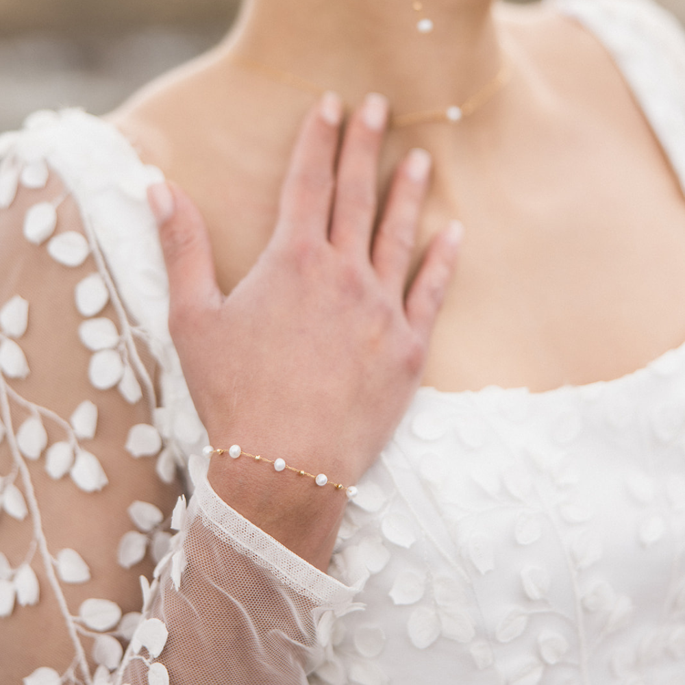 Missing you - Exquisite natural pearl bracelet