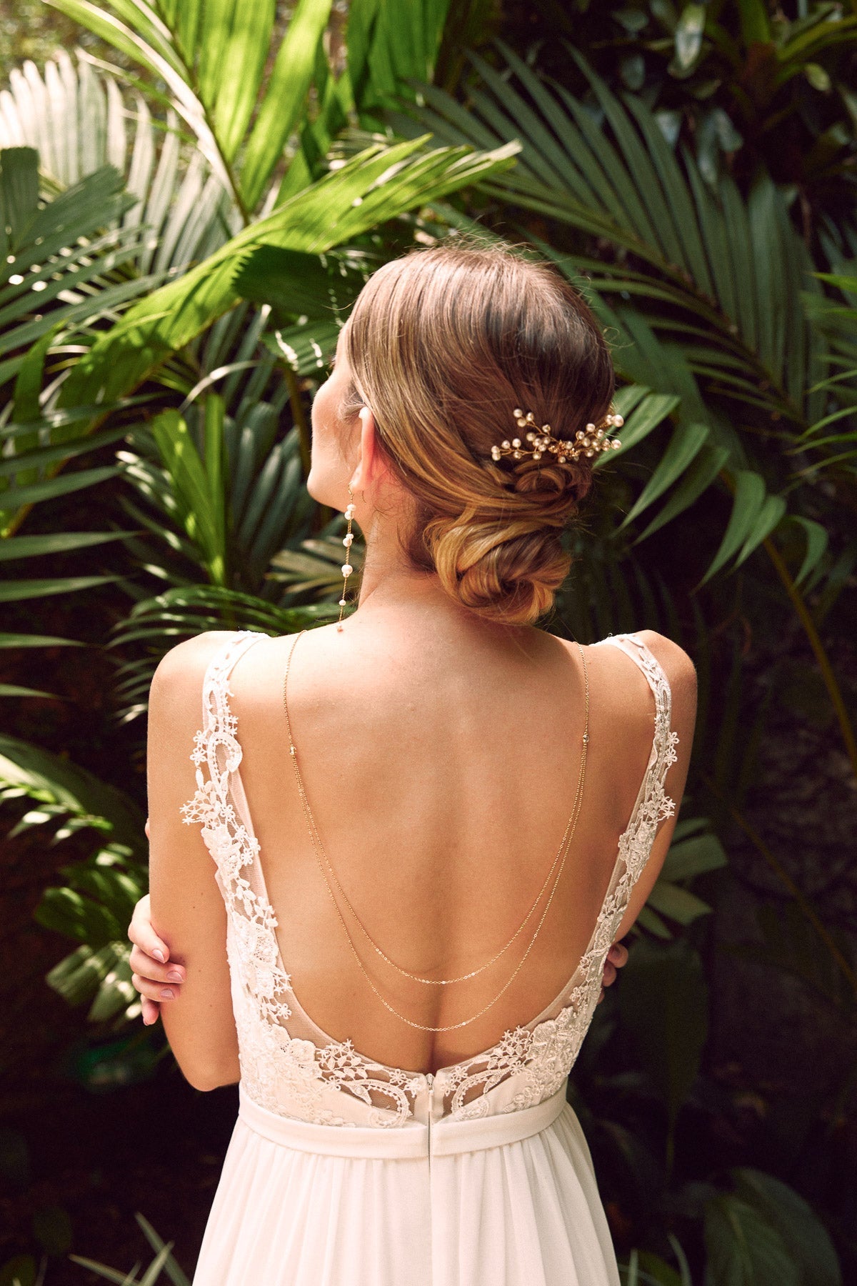 Real pearl hairpin