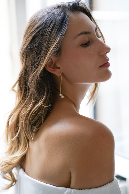 Exquisite - Natural Pearl Earrings