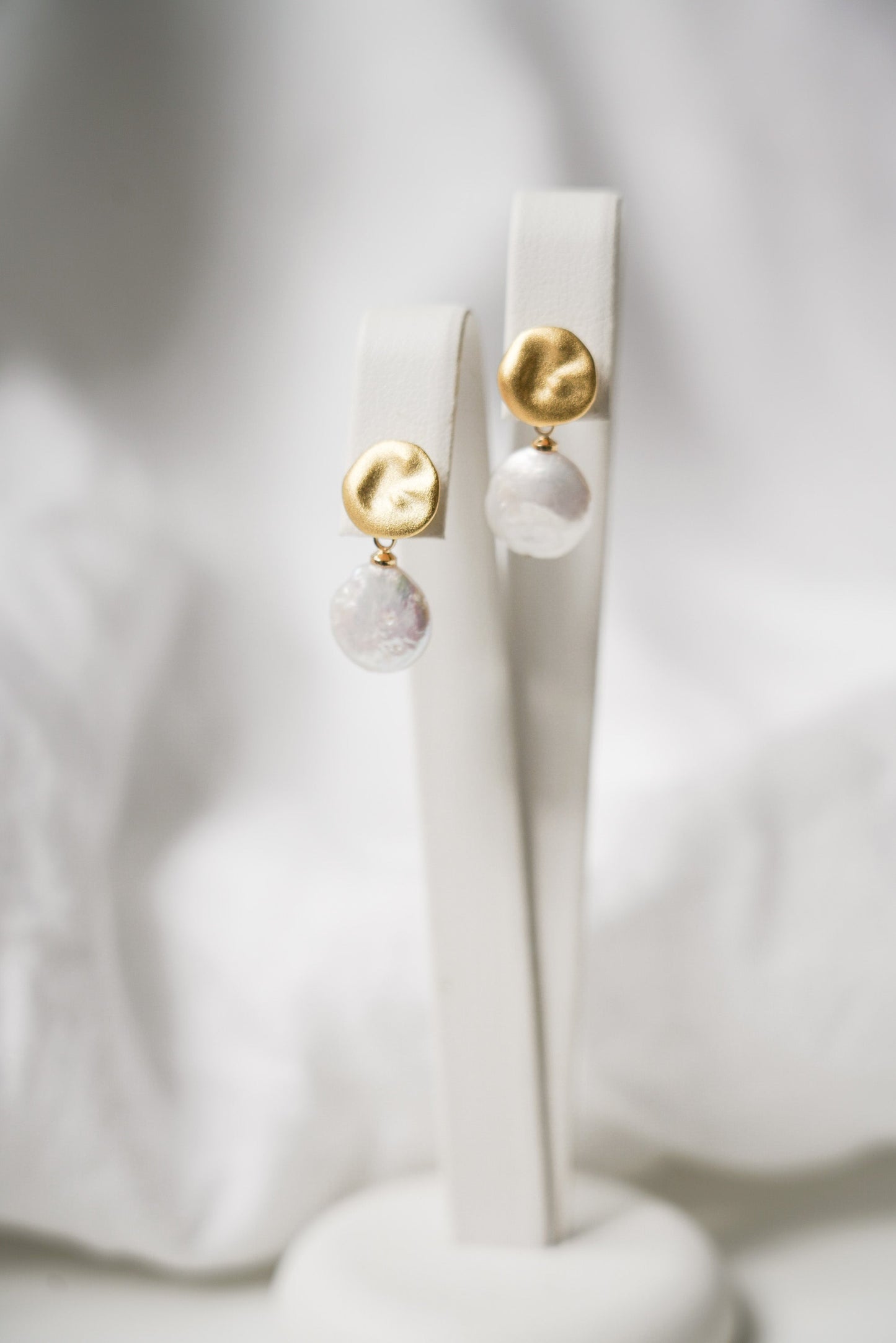 Short Baroque Pearl Earrings