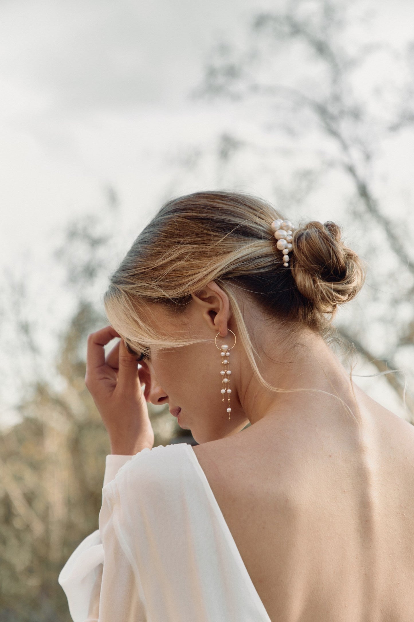 Wedding Pendant Earrings