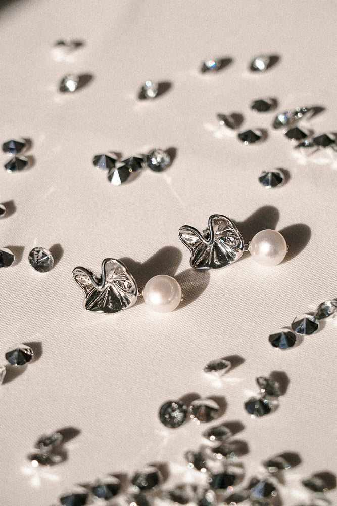 Fashion natural pearl earrings
