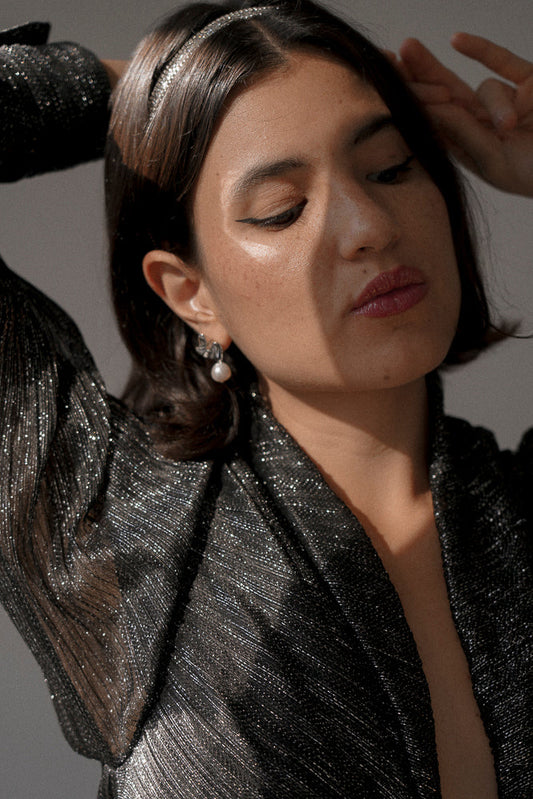 Fashion natural pearl earrings