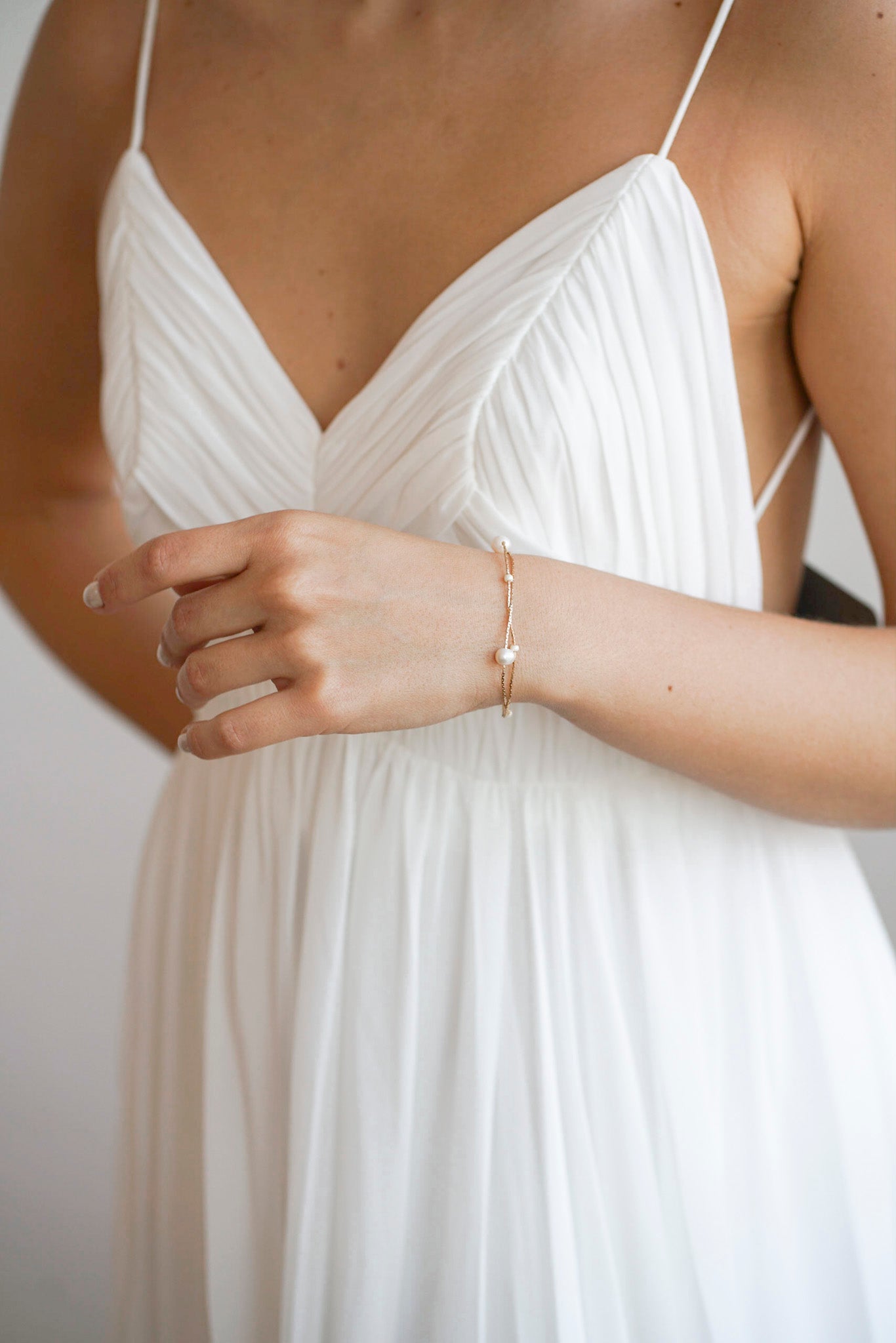 modern pearl bracelet