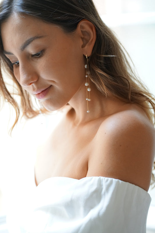 Romantic Pearl Earrings