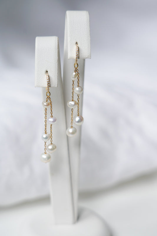 Romantic Pearl Earrings