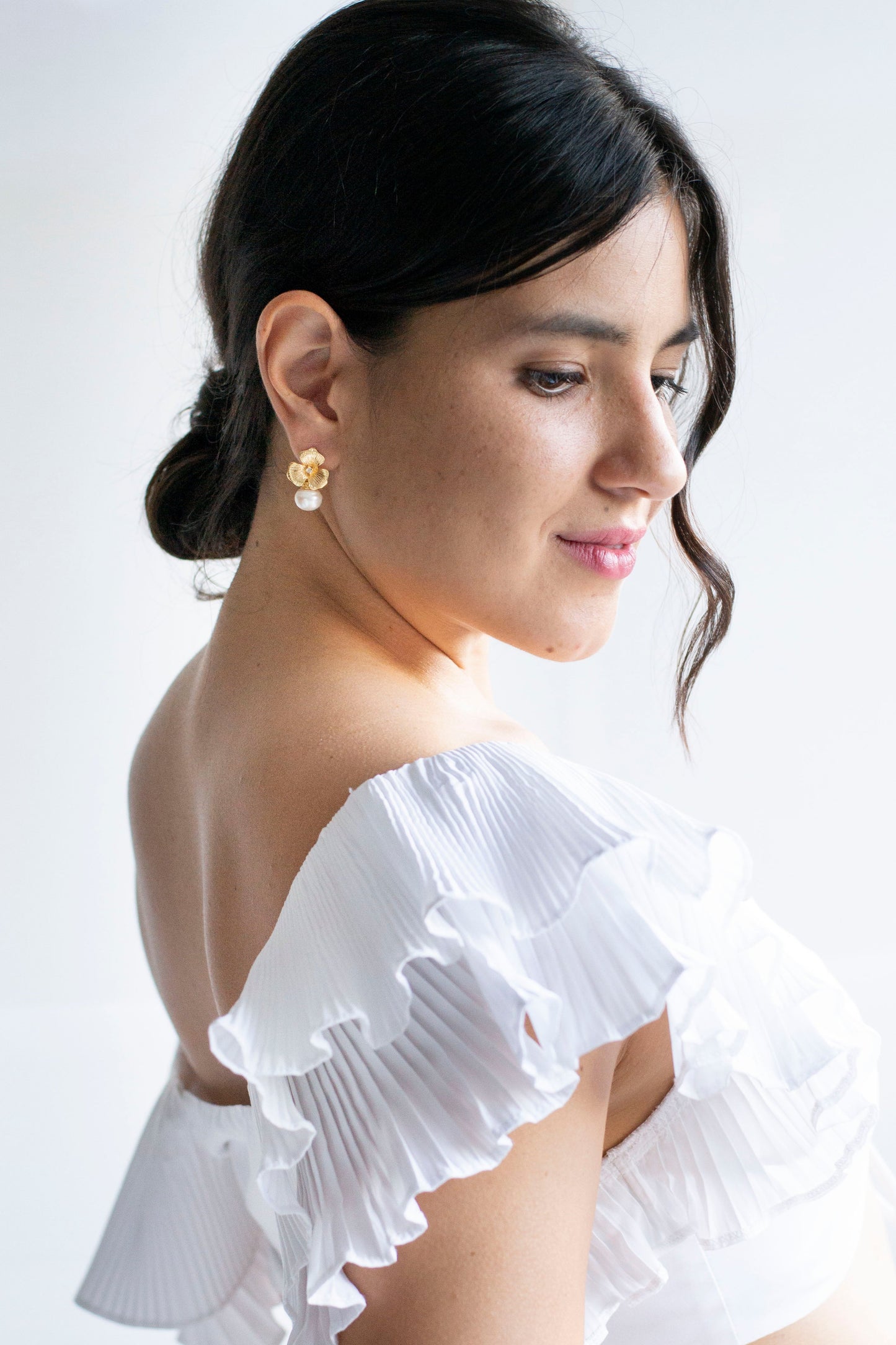 Modern Floral Earrings