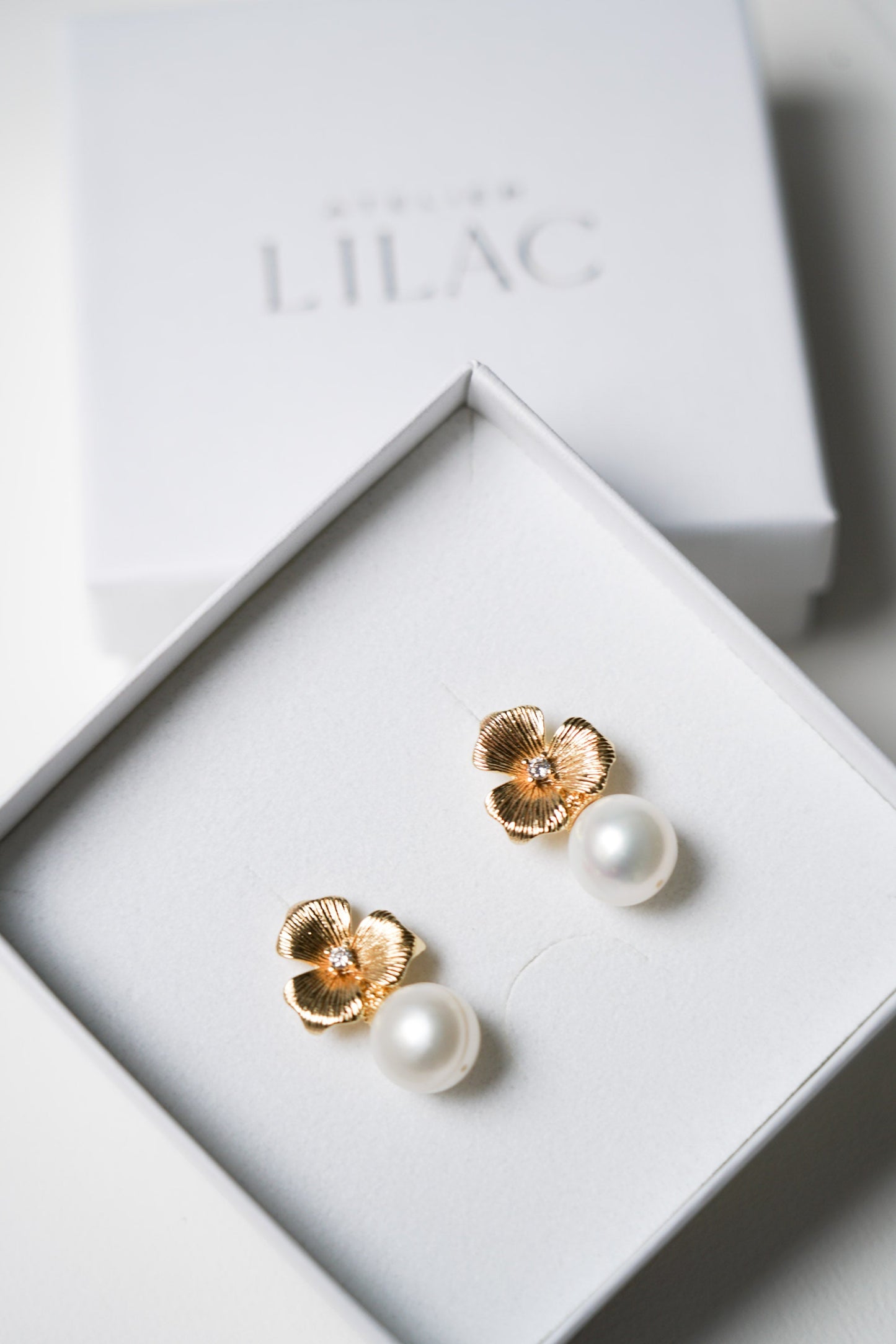 Modern Floral Earrings