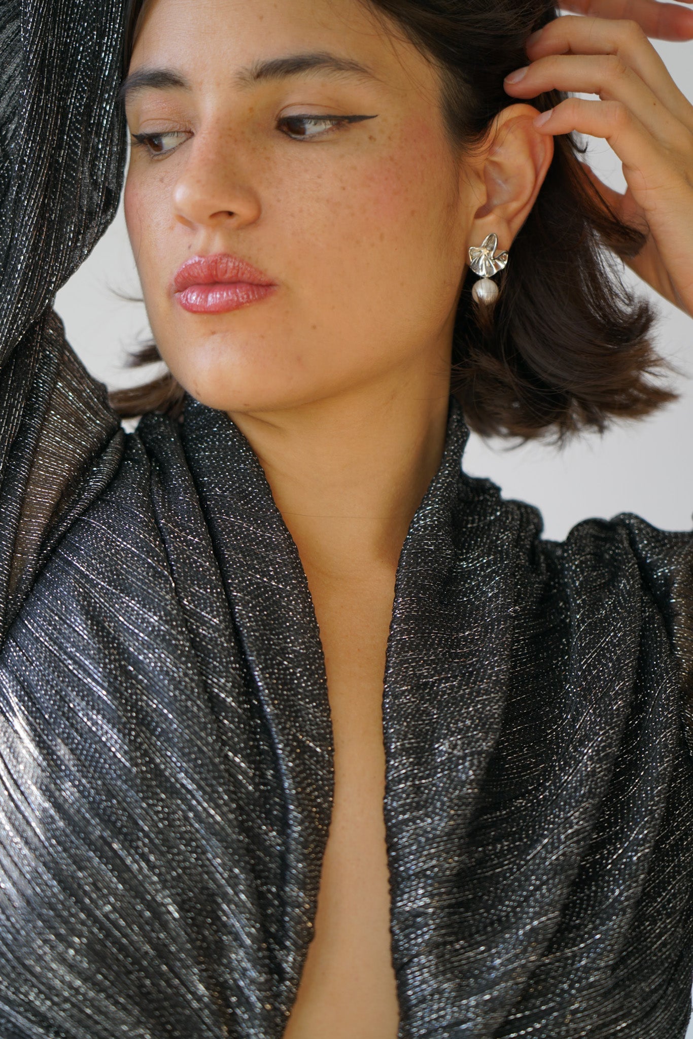 Fashion natural pearl earrings