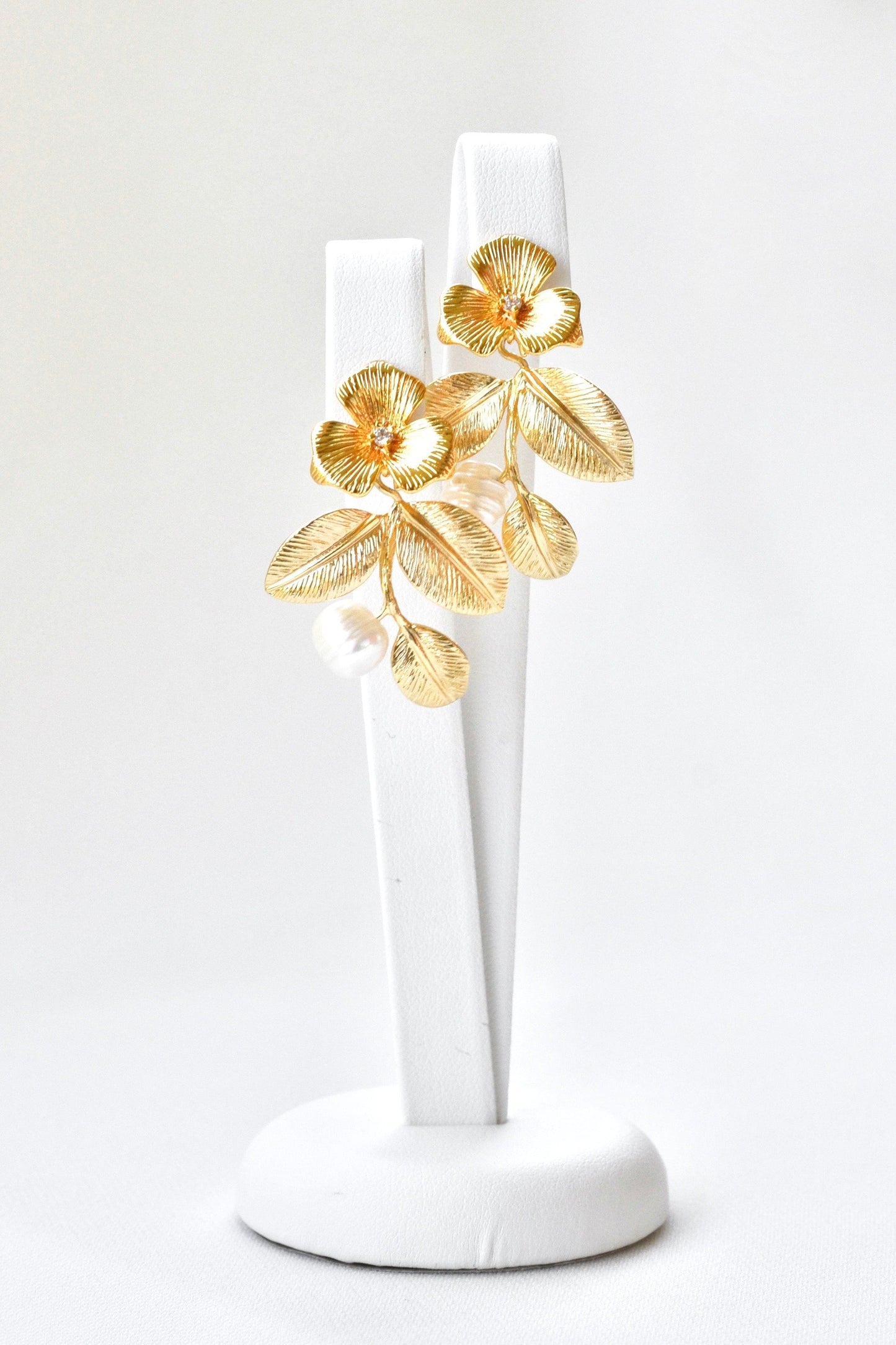 floral wedding earrings