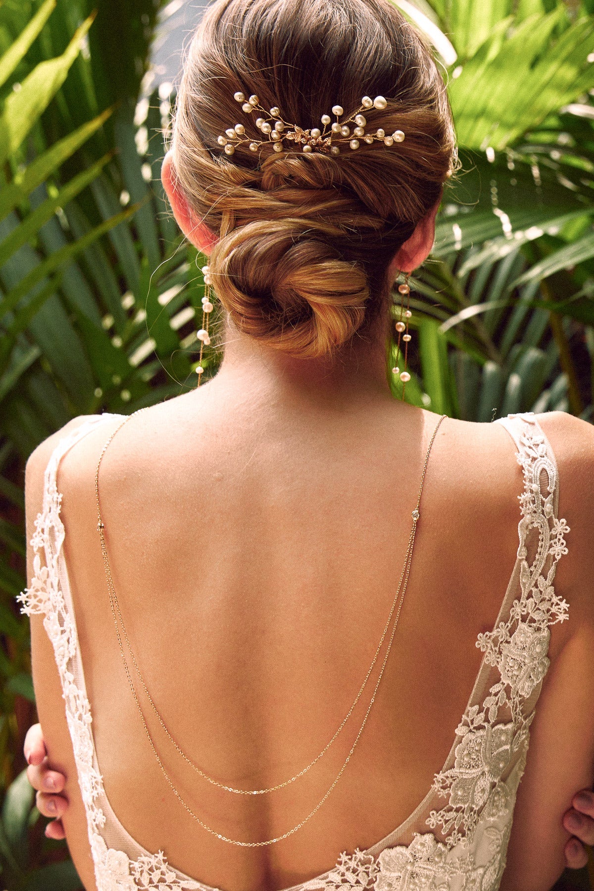 Real pearl hairpin