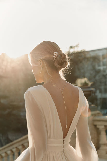 Exquisite Baroque Style - Wild Pearl Necklace for Weddings