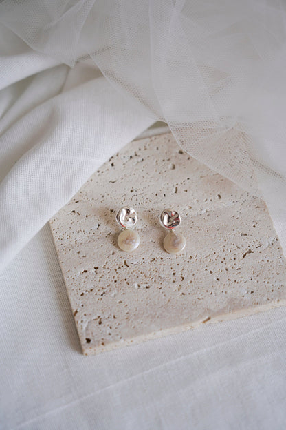 Short Baroque Pearl Earrings