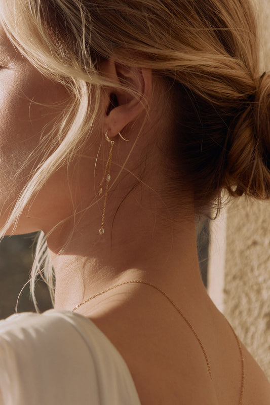 Swallow - Crystal Earrings