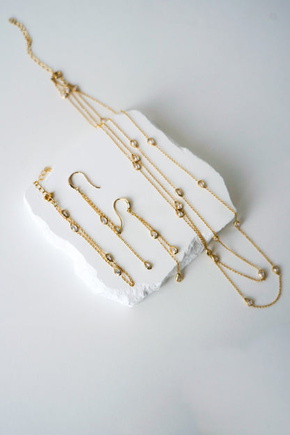 Swallow - Crystal Earrings