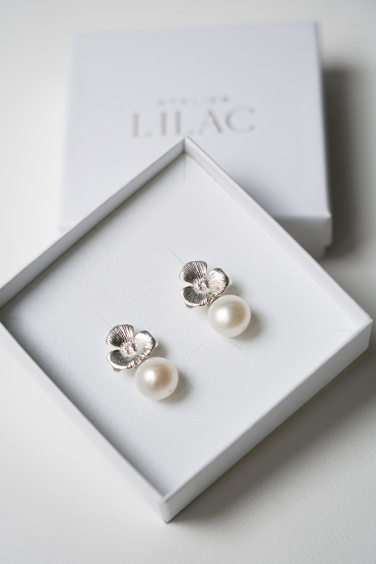 Modern Floral Earrings