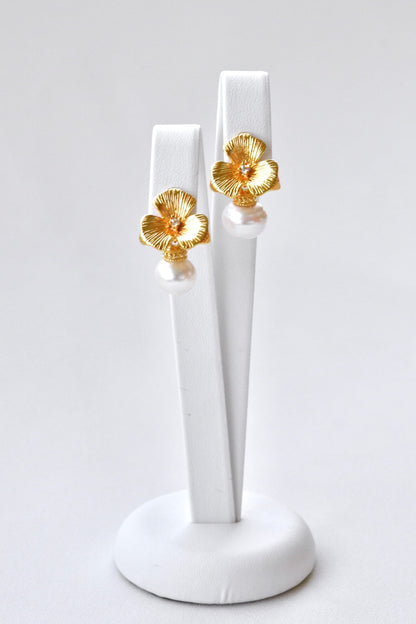Modern Floral Earrings