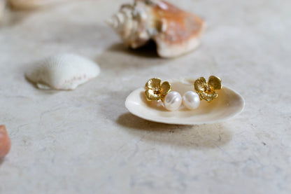 Modern Floral Earrings