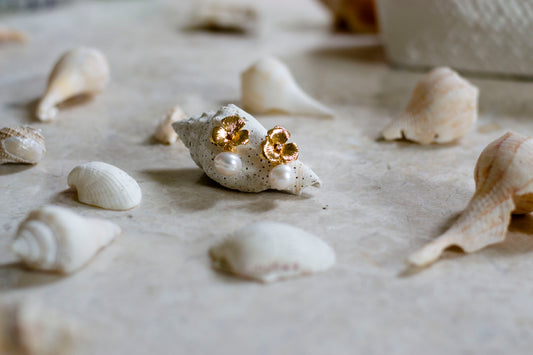 Modern Floral Earrings